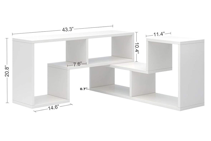 Flexible Tv Shelves | White