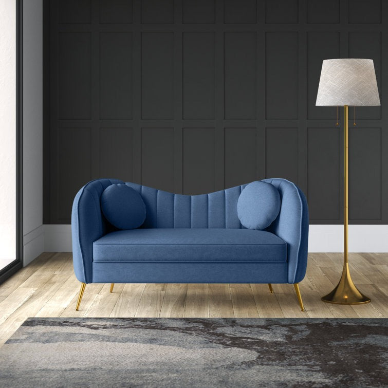 Heera Moti | Heritage sofa | 2 Seater | Blue