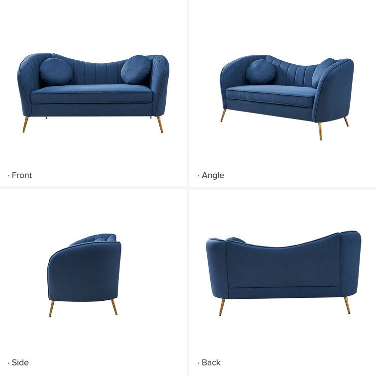 Heera Moti | Heritage sofa | 2 Seater | Blue