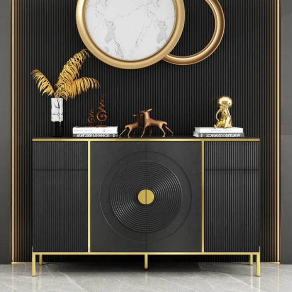 Modern Buffet Cabinet with Pop-Up Design
