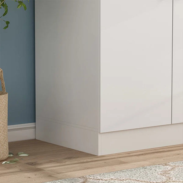 Modern modular wardrobe with 4 doors in white