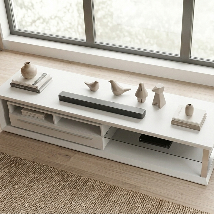 Nicolas TV Stand | Large | White