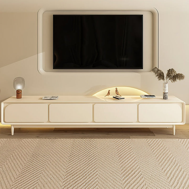 Modern white tv stand 