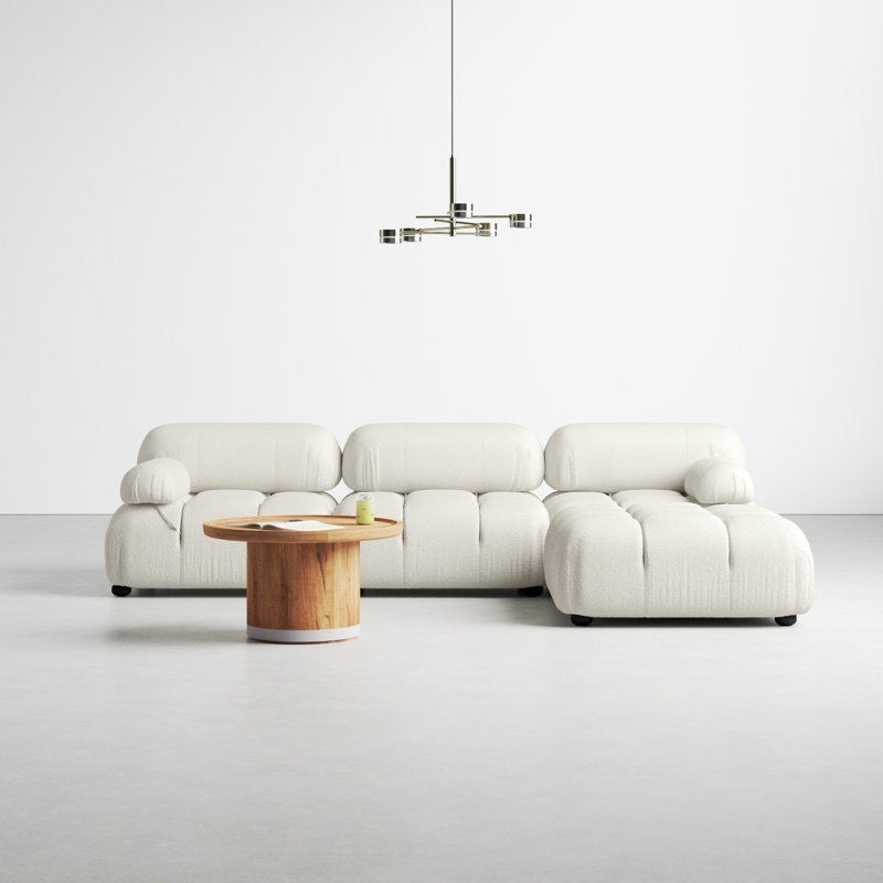 Regalia L-Shape Sofa | Beige | Right Facing