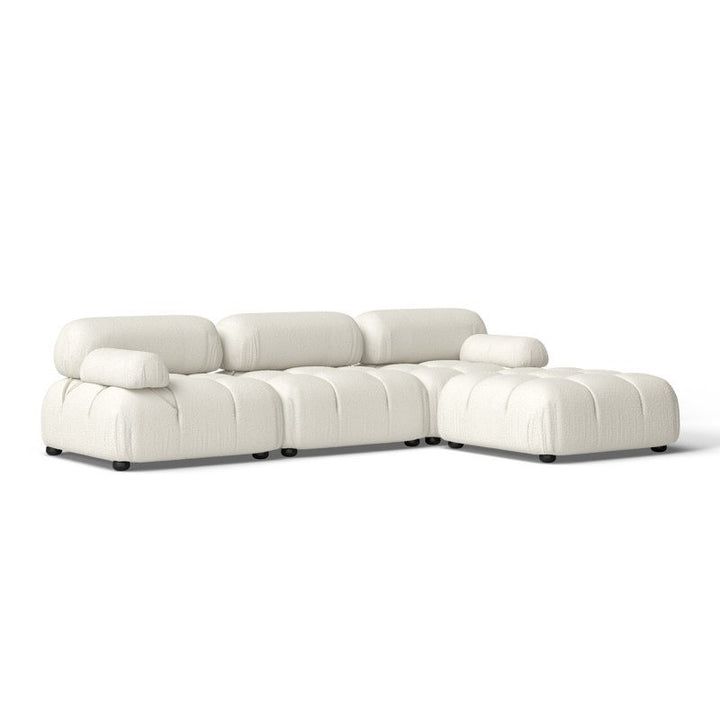 Regalia L-Shape Sofa | Beige | Right Facing