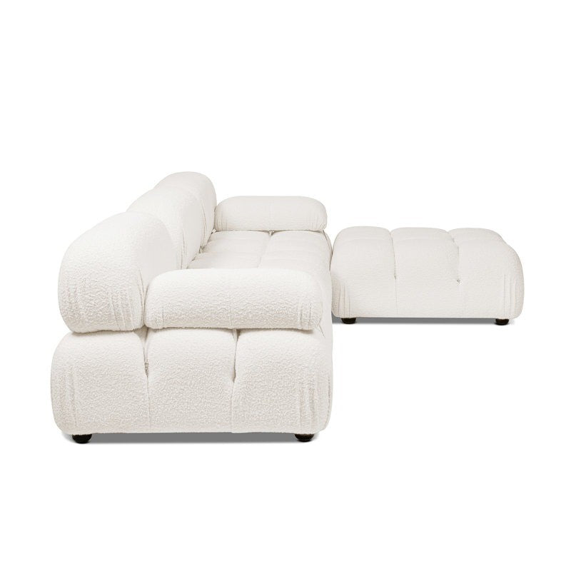 Regalia L-Shape Sofa | Beige | Right Facing