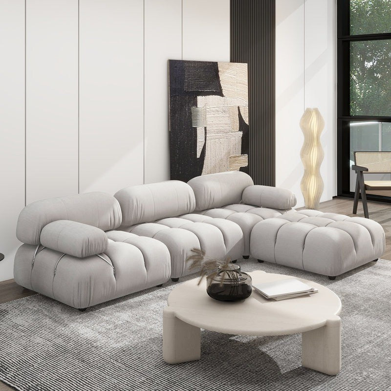 Regalia L-Shape Sofa | Grey | Right Facing