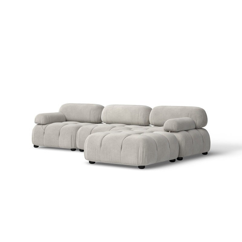 Regalia L-Shape Sofa | Grey | Right Facing