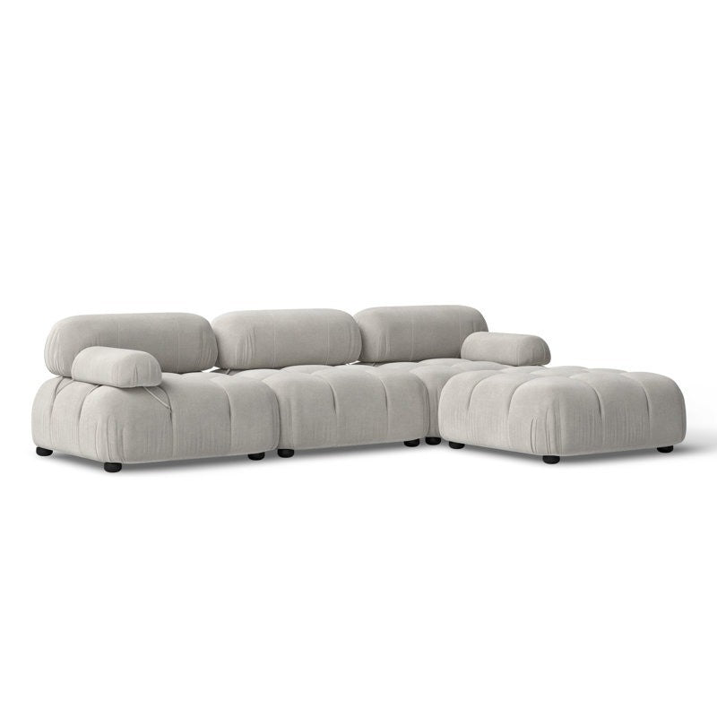 Regalia L-Shape Sofa | Grey | Right Facing