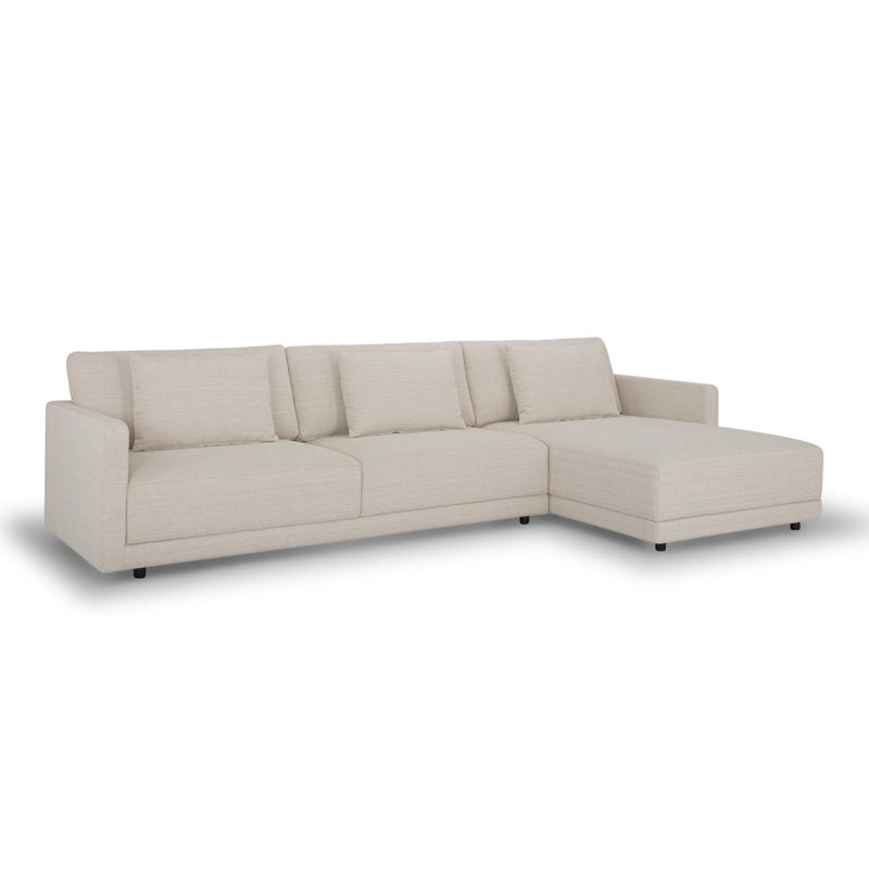 Whis L-Shape Sofa | Beige | Right Facing