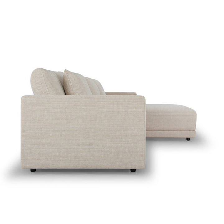 Whis L-Shape Sofa | Beige | Right Facing