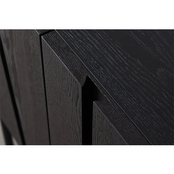 Premium finish of black sideboard