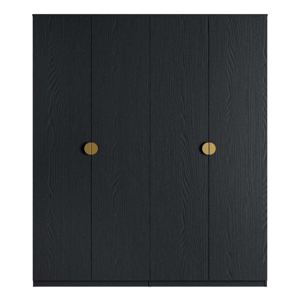 Shadow 4 Door Wardrobe in white background