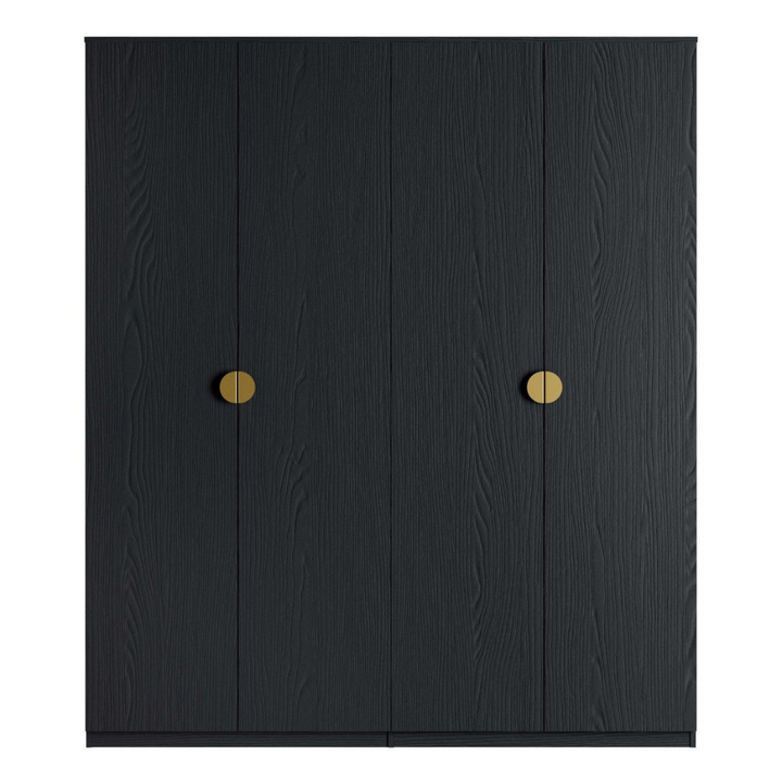 Shadow 4 Door Wardrobe in white background