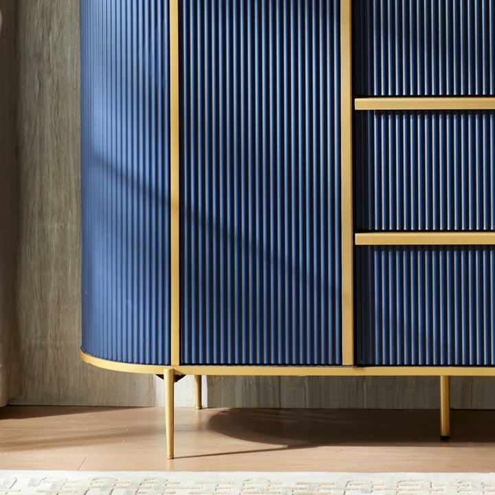 Sideboard with golden legs