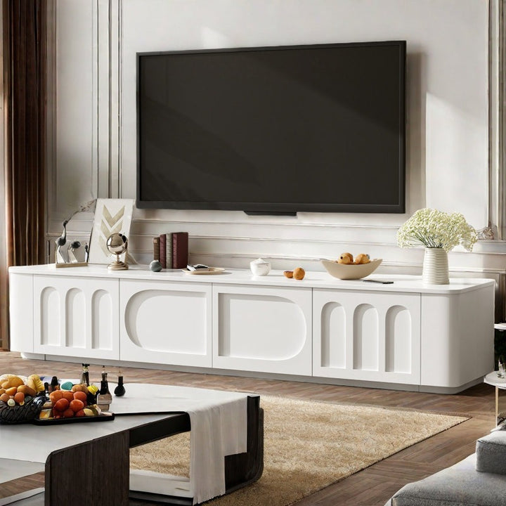 TV stand with smart cable management