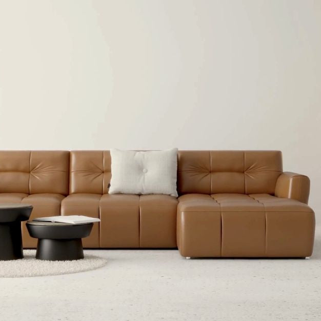 Ego L-Shape Sofa | Tan | Right Facing