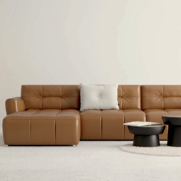 Ego L-Shape Sofa | Tan | Left Facing