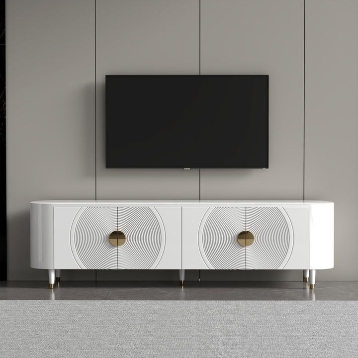 White Ion TV Stand with modern look