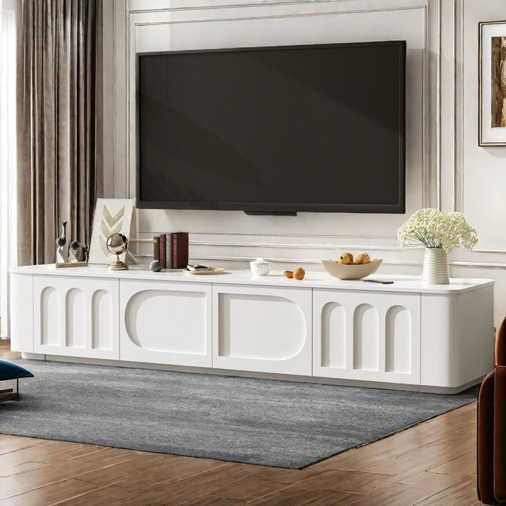 White modern Tv stand