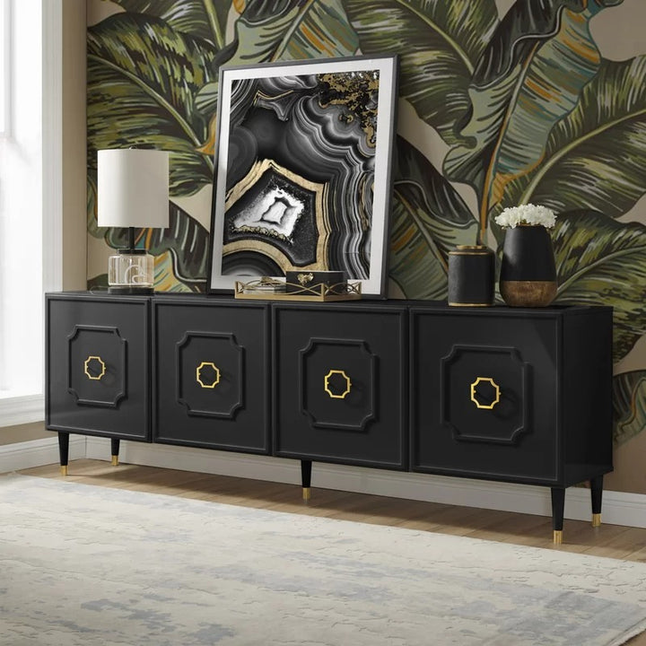 Black modern sideboard