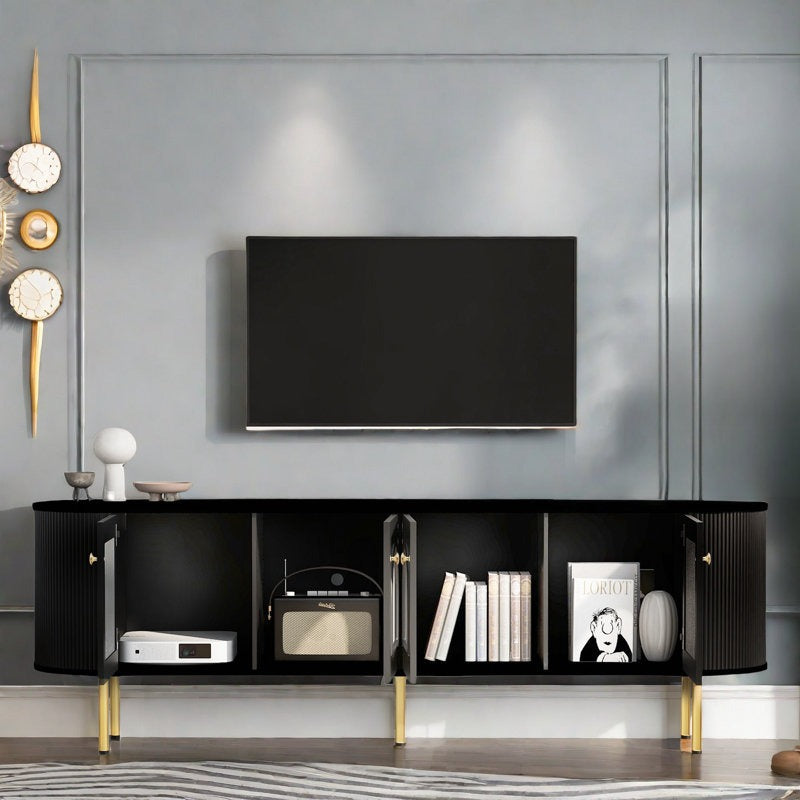 black tv unit for living room
