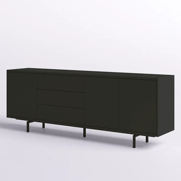 Modern black cabinet perfect for spacious storage