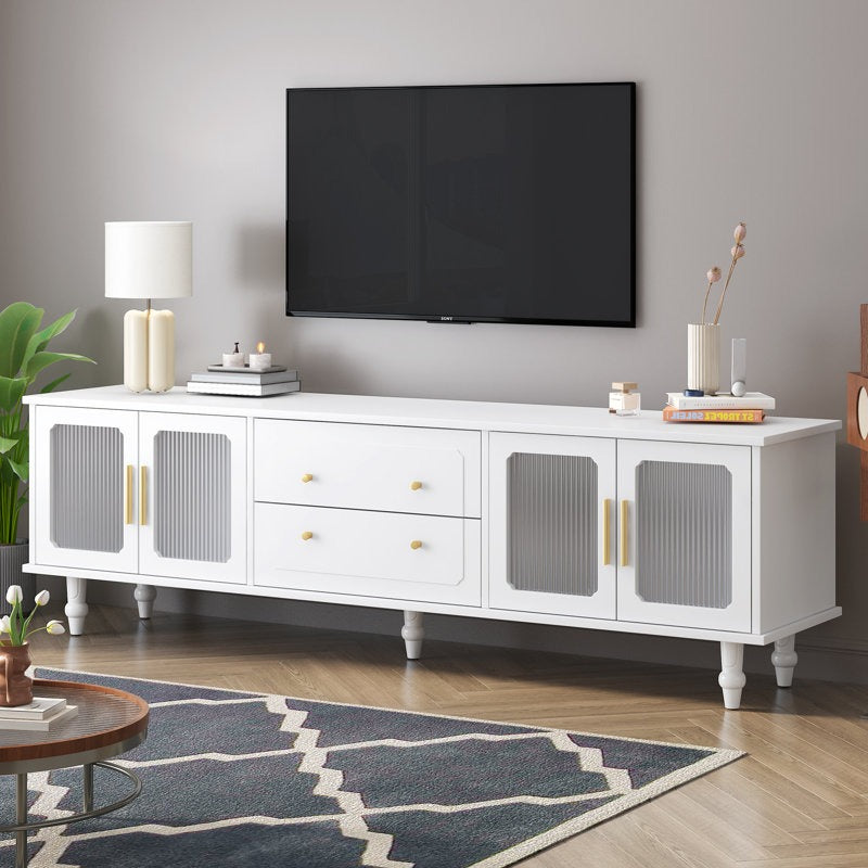 Modern high-gloss PU painted finish tv unit 