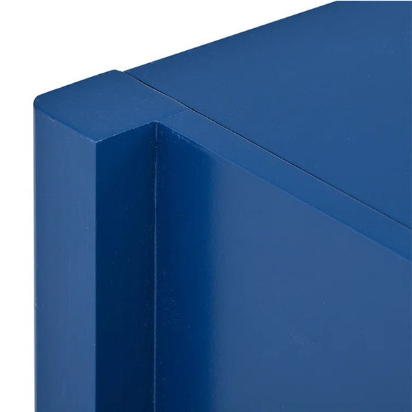 High-quality mdf of blue sideboard
