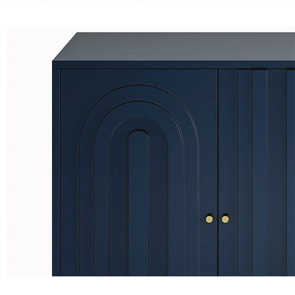 closeup view of sideboard