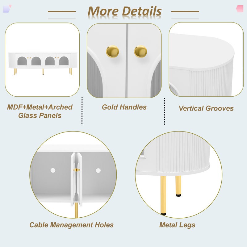 details of mint tv stand