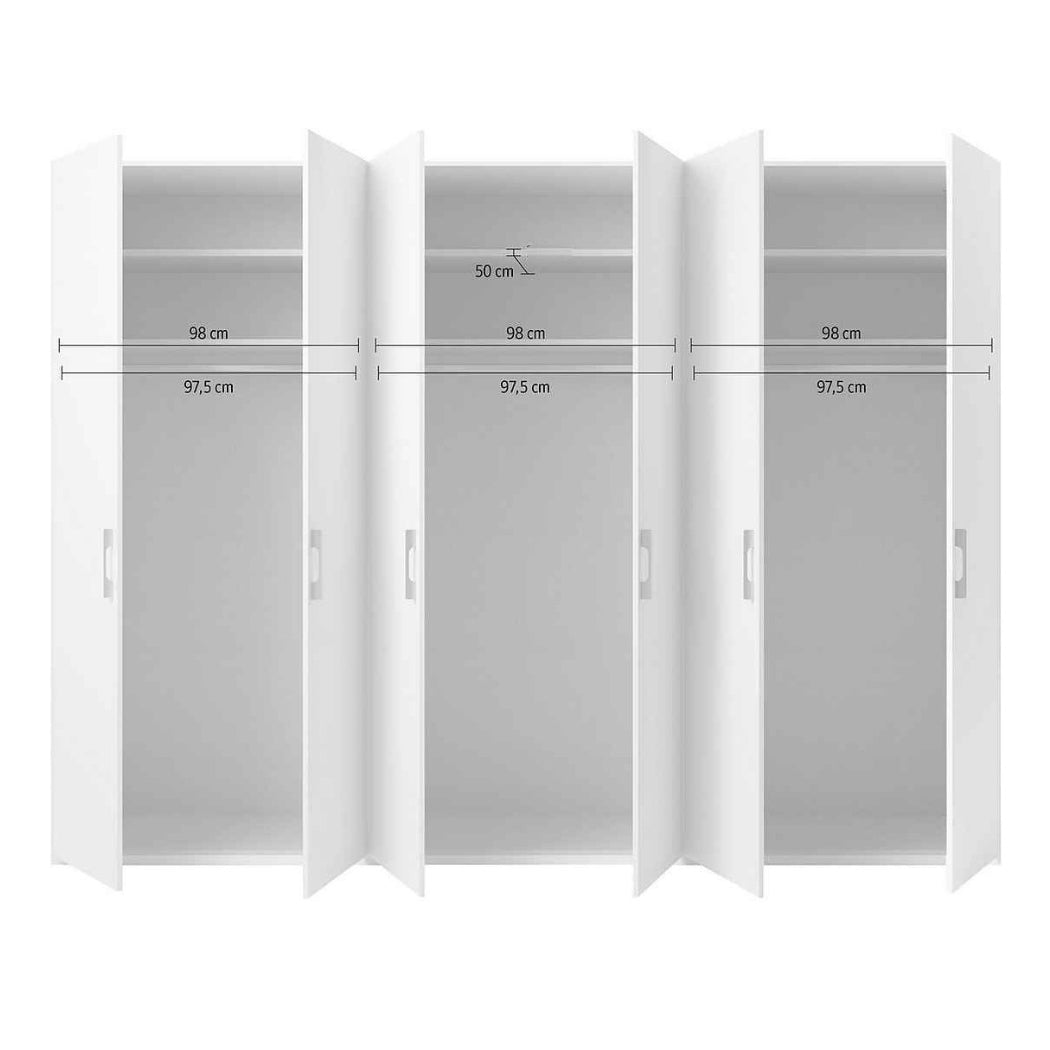 dimension of each compartment