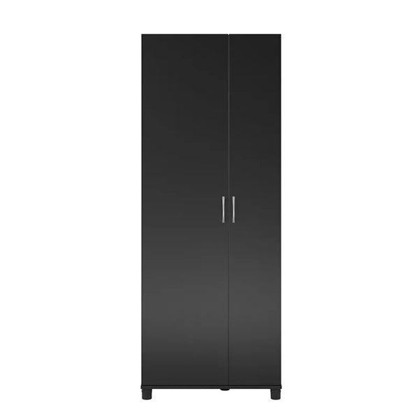 Black elegant 2-door wardrobe design