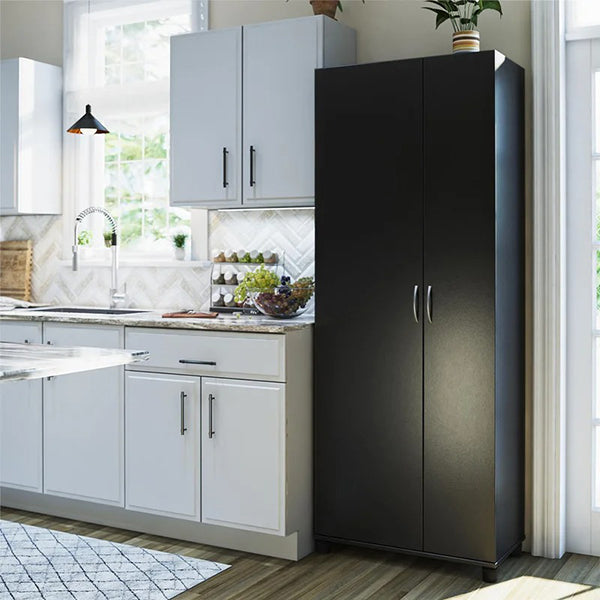 Black wardrobe with 2 door for small bedrooms