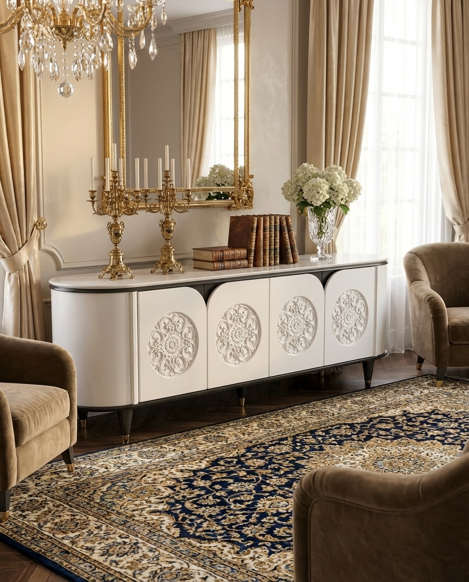 Meta Sideboard & Cabinet | White & Black