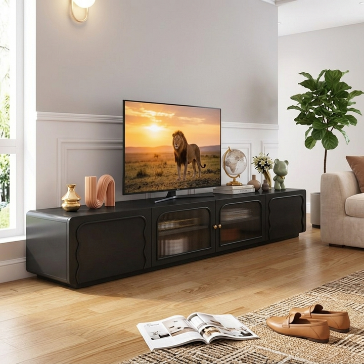 Vibrate TV Stand | Black | Large