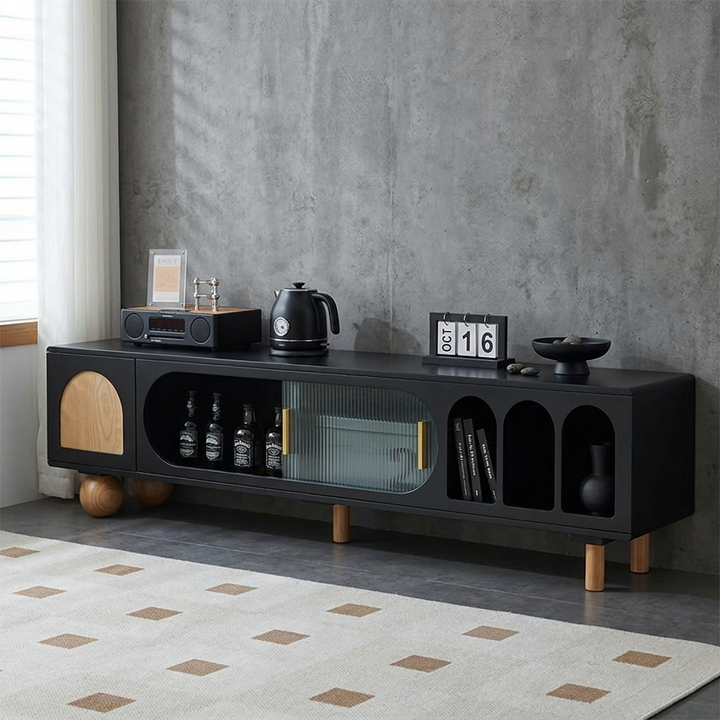 Nova TV Stand | Black | Medium