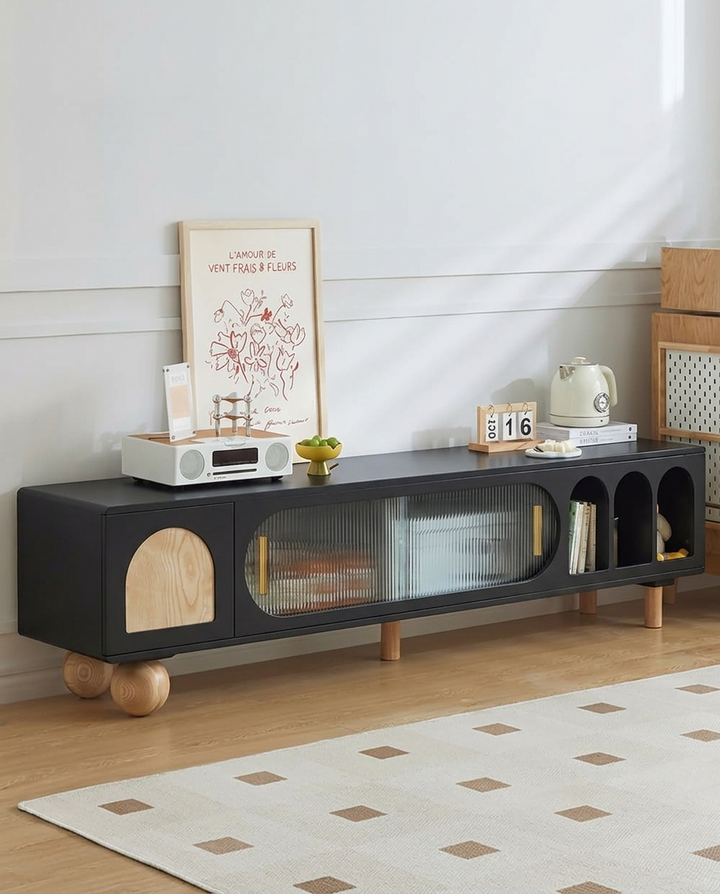Nova TV Stand | Black | Medium