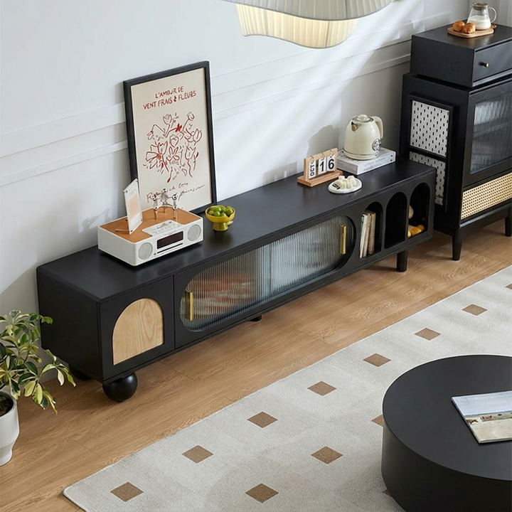 Nova TV Stand | Black | Medium