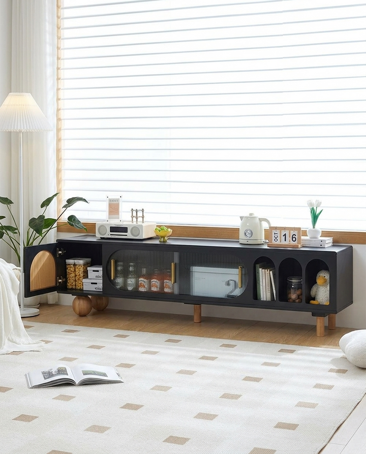 Nova TV Stand | Black | Medium