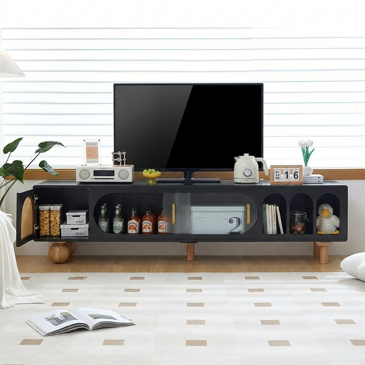 Nova TV Stand | Black | Medium