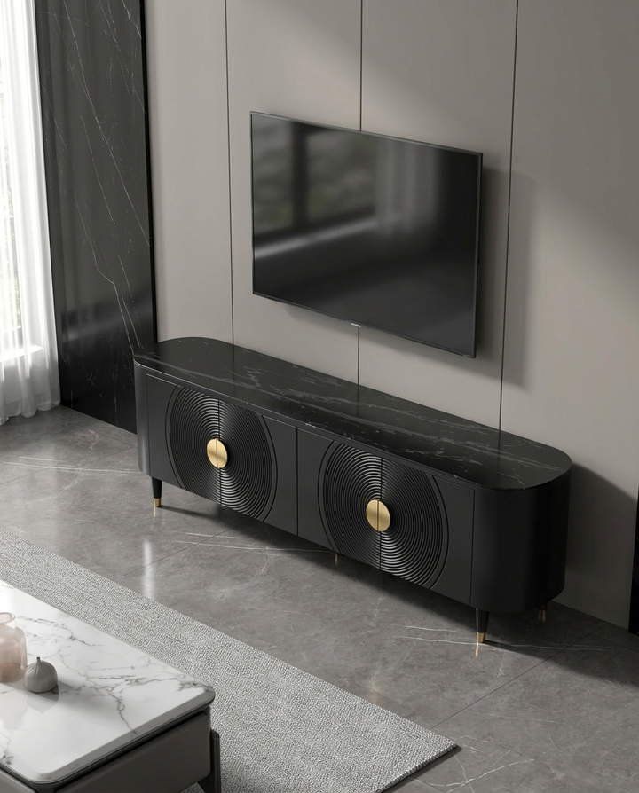 Ion TV Stand | Black | Small