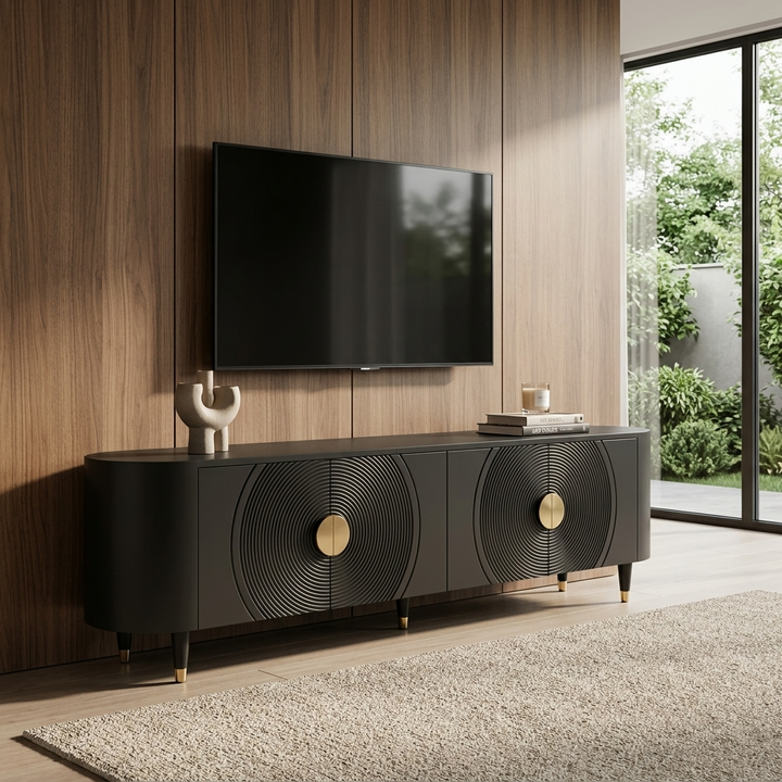 Ion TV Stand | Black | Small