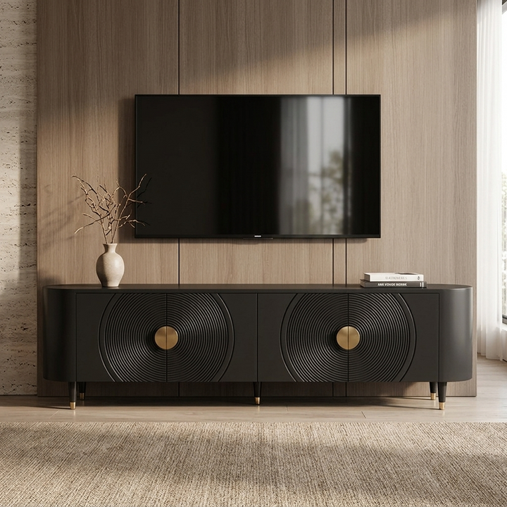 Ion TV Stand | Black | Small