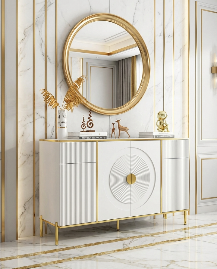 Cairo Sideboard & Cabinet | Small | White