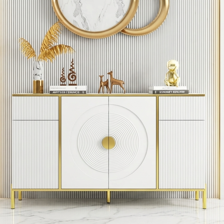 Cairo Sideboard & Cabinet | Small | White