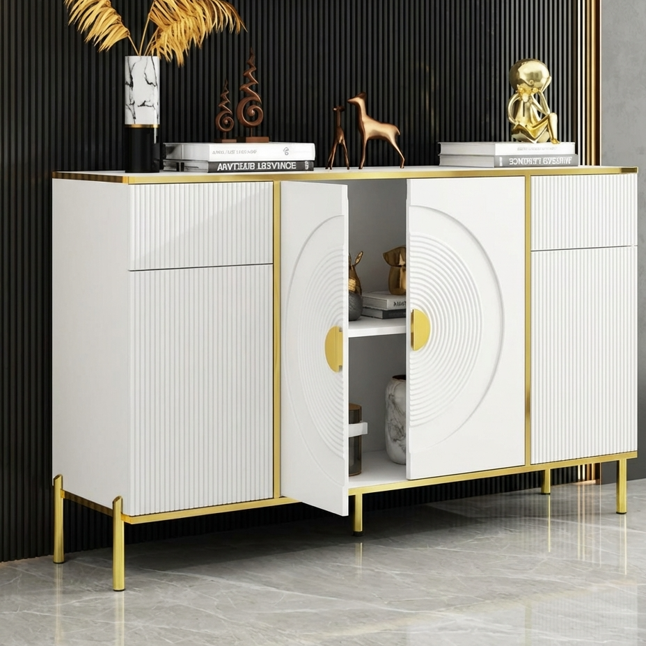 Cairo Sideboard & Cabinet | Small | White