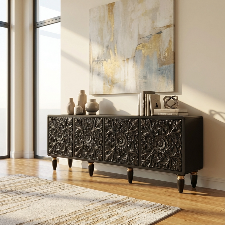 Roli Sideboard & Cabinet | Black