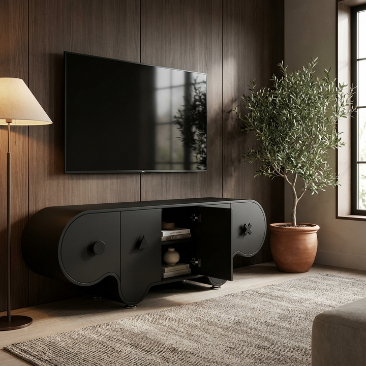 Timo TV Stand | Black