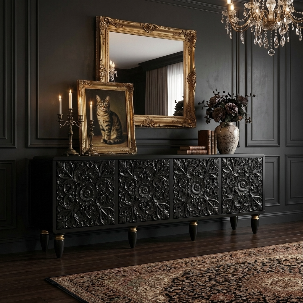 Roli Sideboard & Cabinet | Black